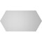 Ekena Millwork Half Round Surface Mount PVC Gable Vent w/ 3-1/2"W x 1"P Standard Frame, 36"W x 18"H GVPHR36X1801SN - alternate 2